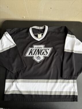 Vintage 80s 90s CCM Maska Los Angeles Kings L Home NHL Hockey Jersey